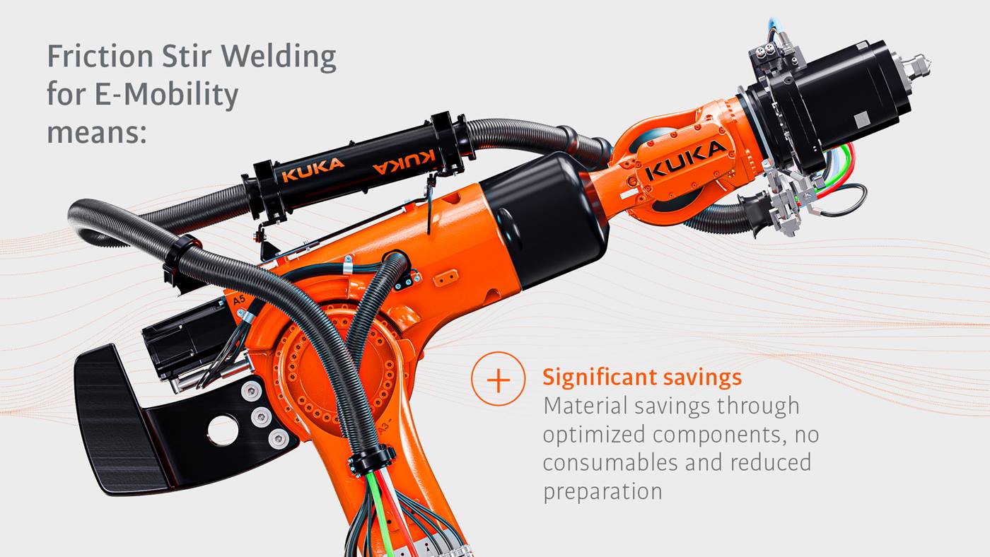 KUKA friction stir welding — significant savings